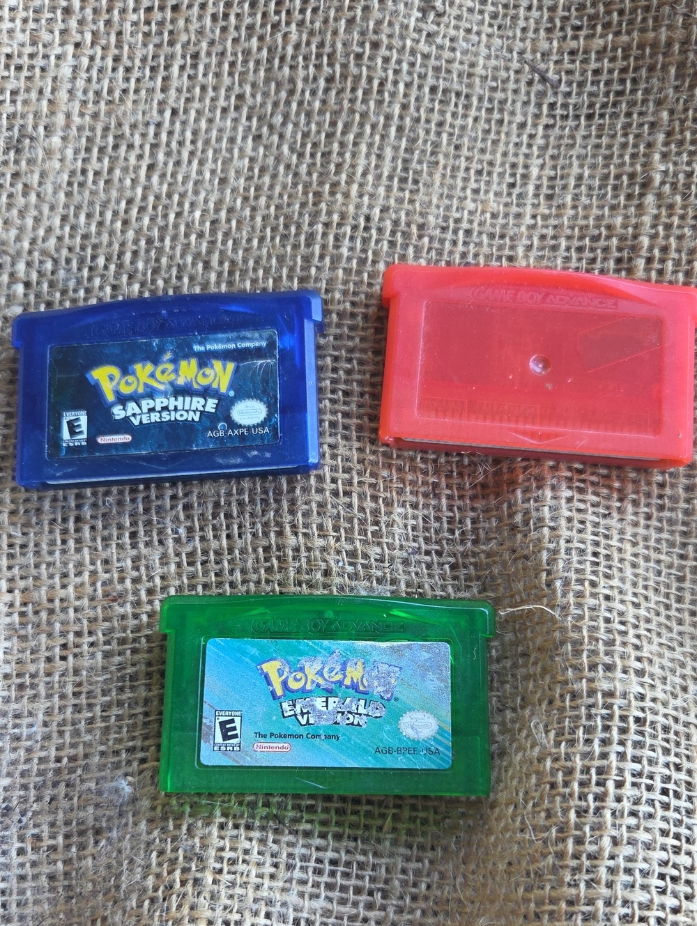 Pokémon Cartridge Bundle - Blue, Red, Green